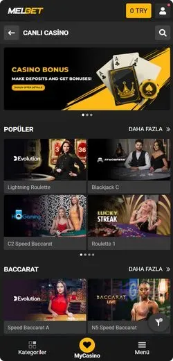 Melbet casino online